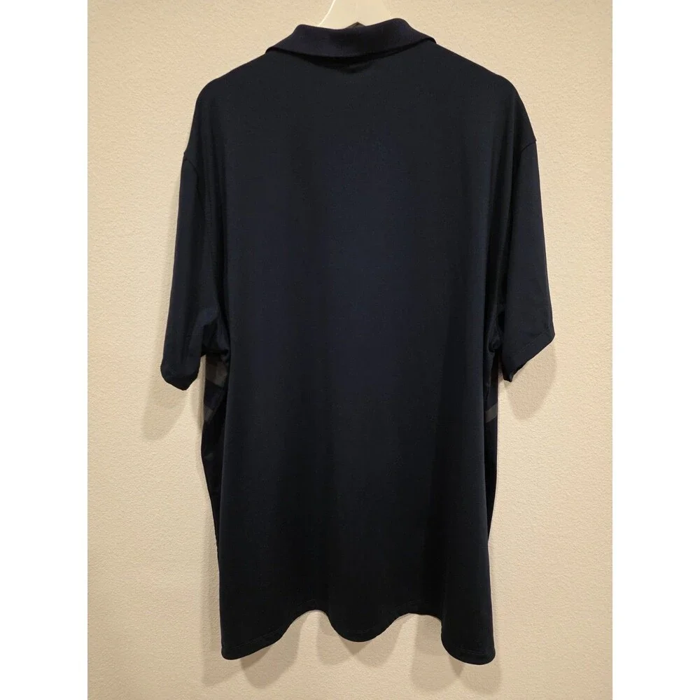 Nike Yale University Embroidered Navy Polo Shirt Size 2XL